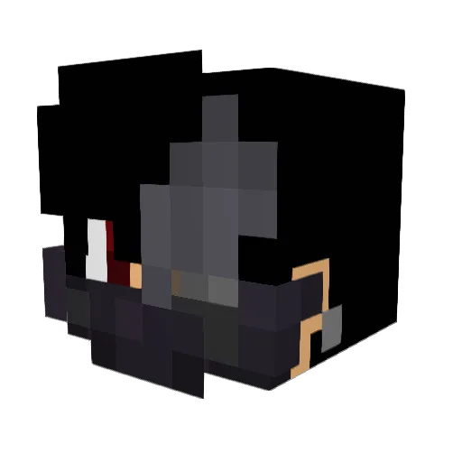 G8OS Minecraft avatar head, 3D render