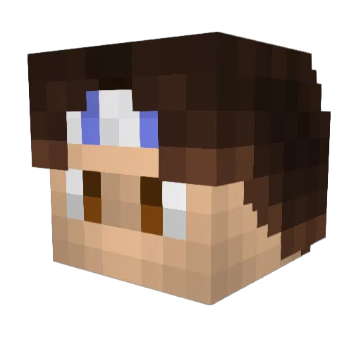 G8lubidze_ Minecraft avatar head, 3D render
