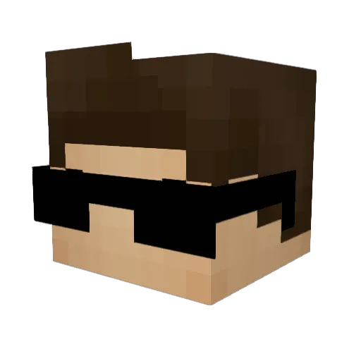 G8rman15 Minecraft avatar head, 3D render