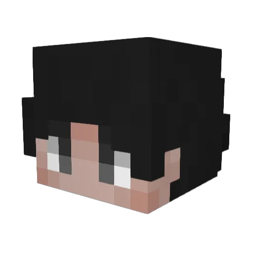 GABAGOOGOD Minecraft avatar head, 3D render