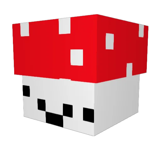 GABBORRO Minecraft avatar head, 3D render