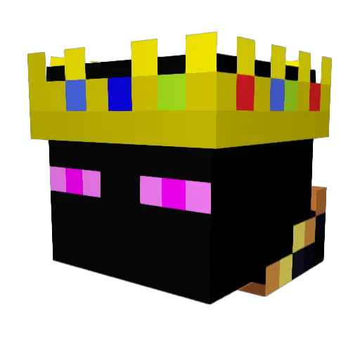 GABGRAFITI Minecraft avatar head, 3D render