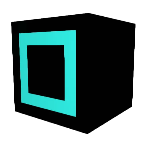 GACA Minecraft avatar head, 3D render