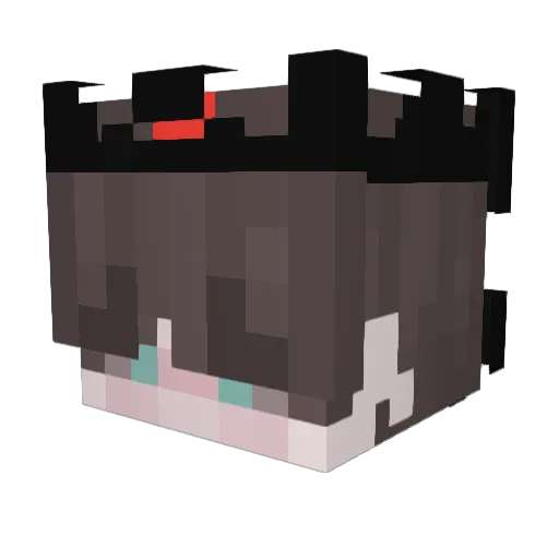 GAEMONN Minecraft avatar head, 3D render
