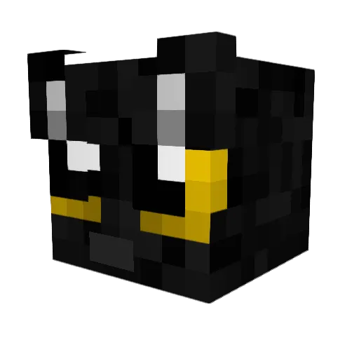 GALACTICJET Minecraft avatar head, 3D render