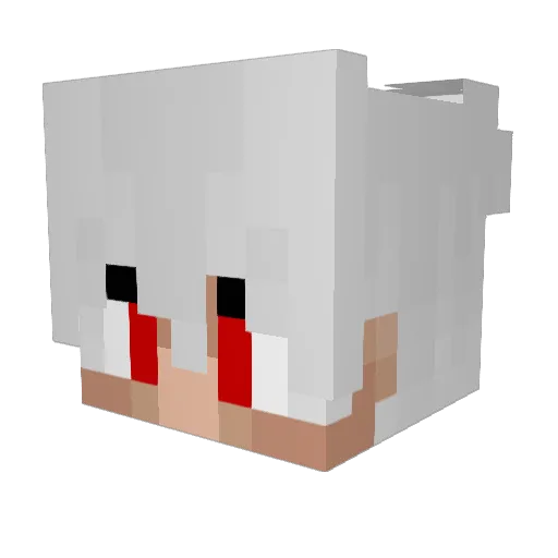 GALENOx2525 Minecraft avatar head, 3D render