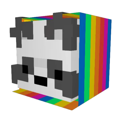 GALIYO Minecraft avatar head, 3D render