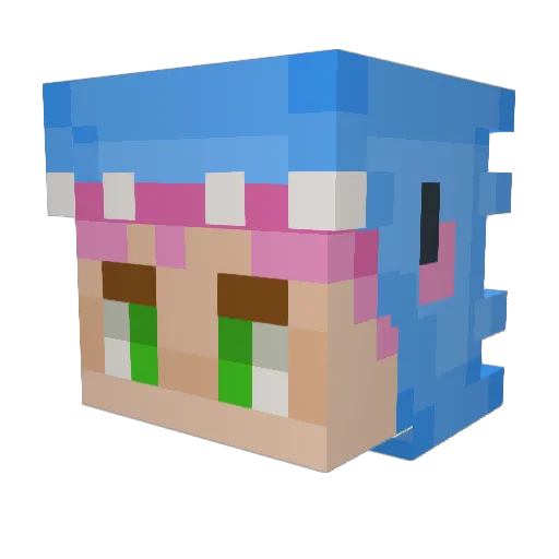 Minecraft-Avatar von GAM3R_L0U: Kopf als 3D-Render