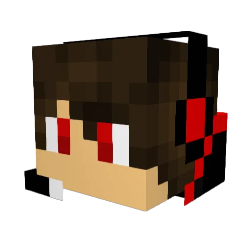GAMEKNIGHT808 Minecraft avatar head, 3D render