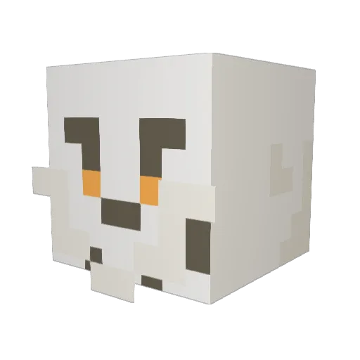 GAMERMCSUSSY Minecraft avatar head, 3D render
