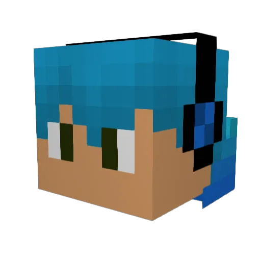 GAMEVADASZ Minecraft avatar head, 3D render