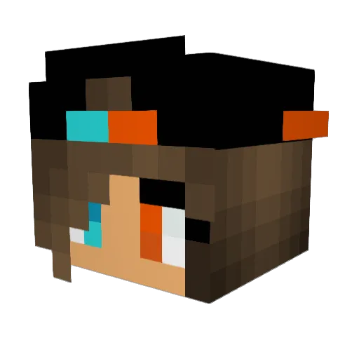 GAMEwithBling Minecraft avatar head, 3D render