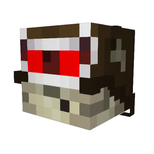 GAMINGWITHGUNNA Minecraft avatar head, 3D render