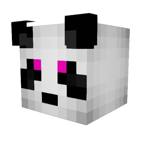 GAMING_HAMARIO Minecraft avatar head, 3D render