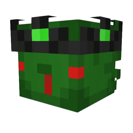 GAMINGaxolotl777 Minecraft avatar head, 3D render