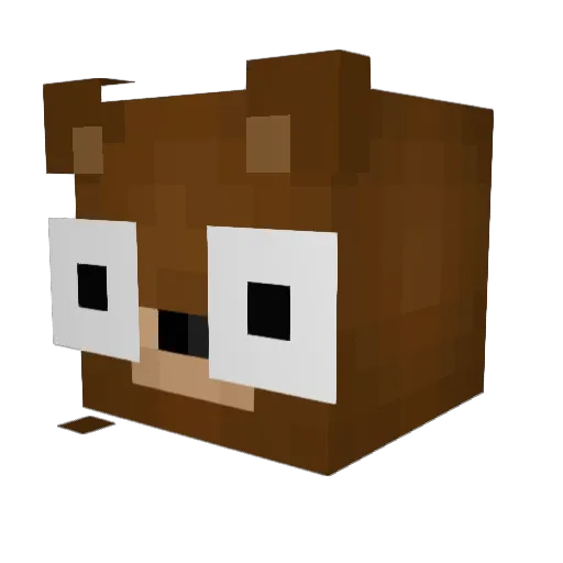 GANGMEMBERART Minecraft avatar head, 3D render
