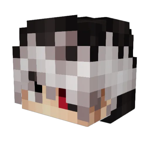 GANGMEMBERWAVVE Minecraft avatar head, 3D render