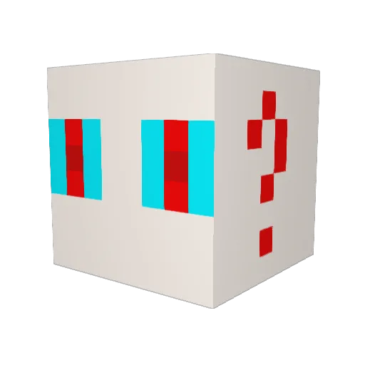 GANGSTER82 Minecraft avatar head, 3D render