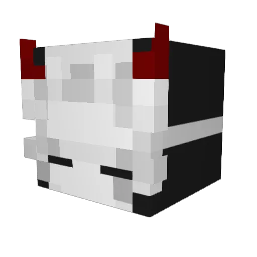 GAPOW Minecraft avatar head, 3D render
