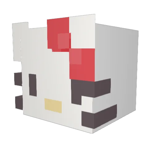 GAPP4ever Minecraft avatar head, 3D render