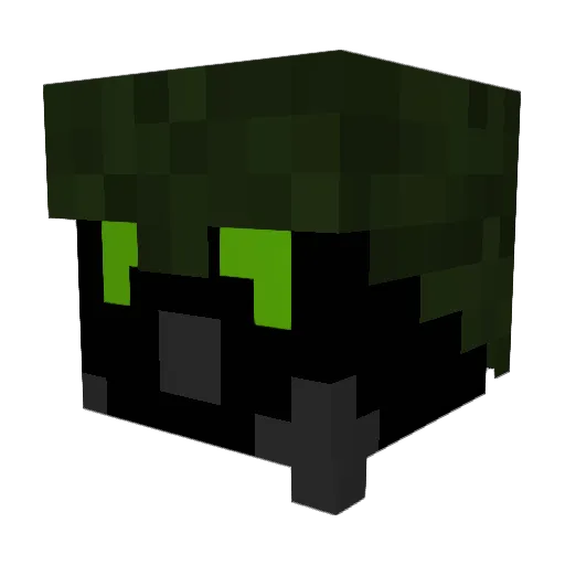 GAPS_ Minecraft avatar head, 3D render