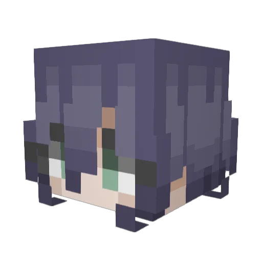 GARDEXXD Minecraft avatar head, 3D render