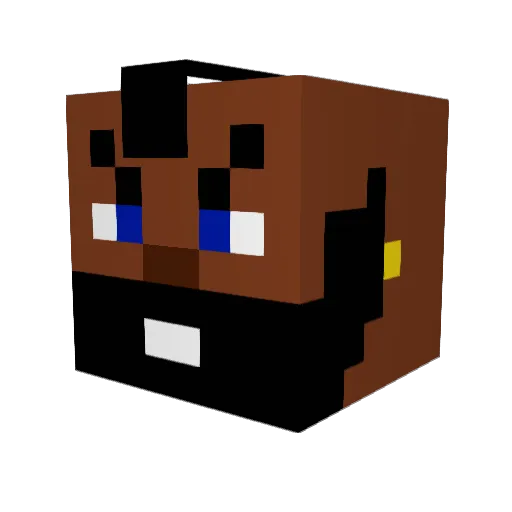 GARLICBREAD3387 Minecraft avatar head, 3D render
