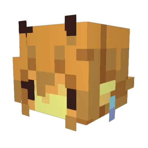 GARLIICGUN Minecraft avatar head, 3D render