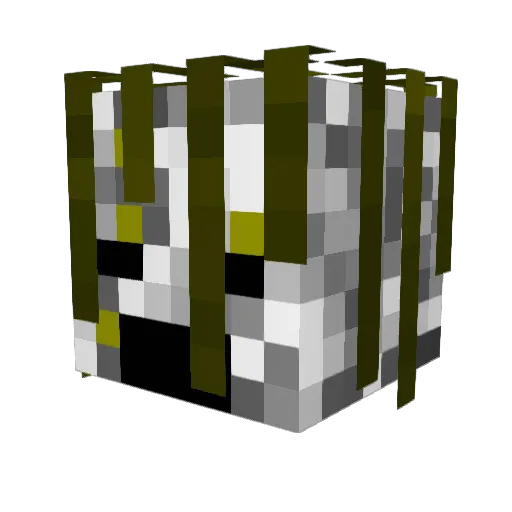 GASMAN99 Minecraft avatar head, 3D render