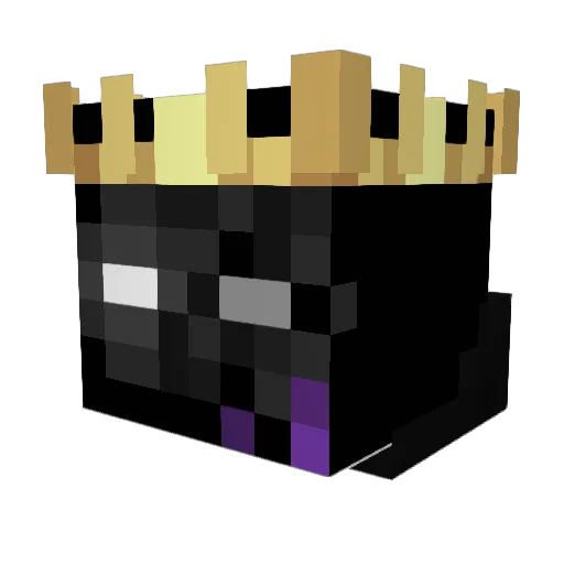 GASPERK Minecraft avatar head, 3D render