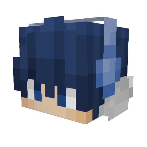 GASTGWON Minecraft avatar head, 3D render