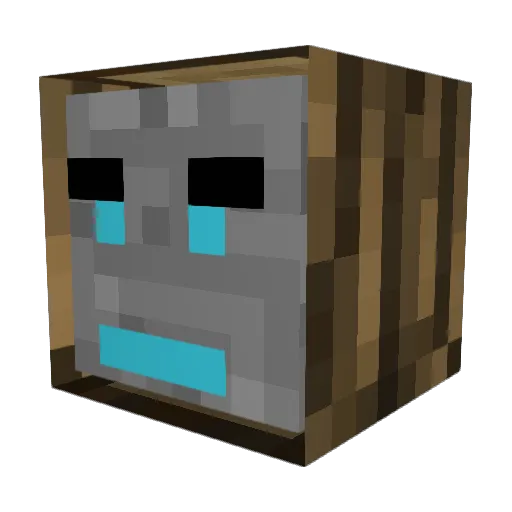 GASZ77 Minecraft avatar head, 3D render