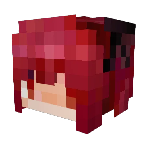 GAS_SAN Minecraft avatar head, 3D render