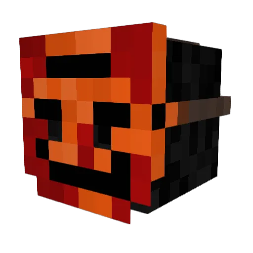 GATITA20 Minecraft avatar head, 3D render