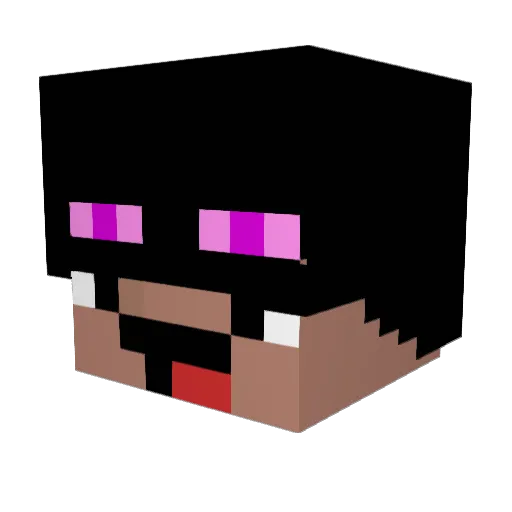 GAURESH06 Minecraft avatar head, 3D render