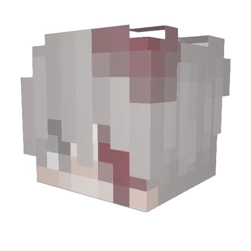 GApple86 Minecraft avatar head, 3D render