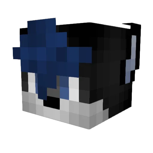 GBRocket24 Minecraft avatar head, 3D render