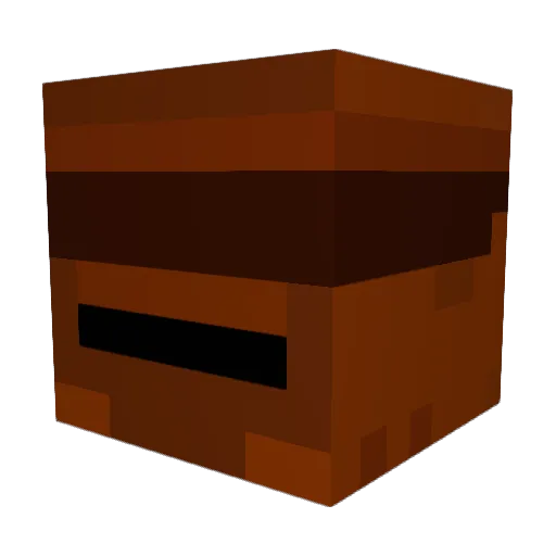 GB_Trouble Minecraft avatar head, 3D render