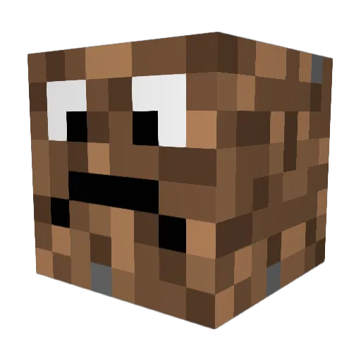 GBlover Minecraft avatar head, 3D render