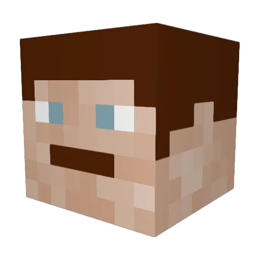 GCHANEZ Minecraft avatar head, 3D render