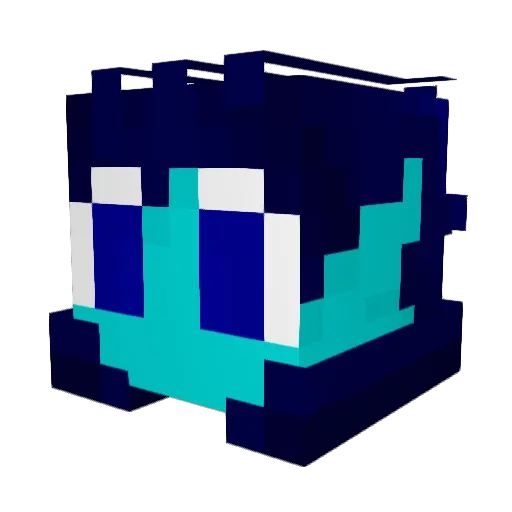 GDBacon616 Minecraft avatar head, 3D render