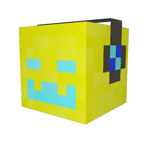 GDDiegoTC Minecraft avatar head, 3D render