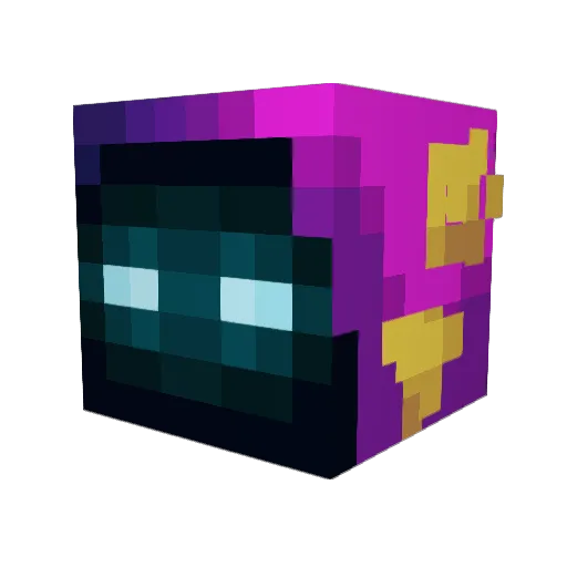 GDG_Rawson Minecraft avatar head, 3D render