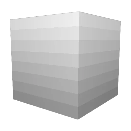 GDJ Minecraft avatar head, 3D render
