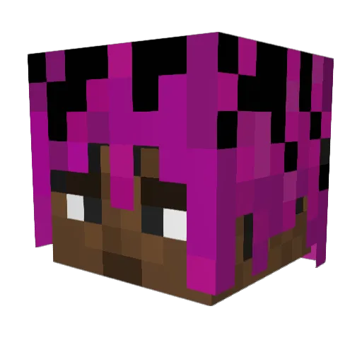 GDK300 Minecraft avatar head, 3D render