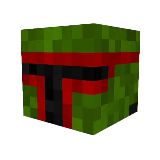 GDRP96 Minecraft avatar head, 3D render