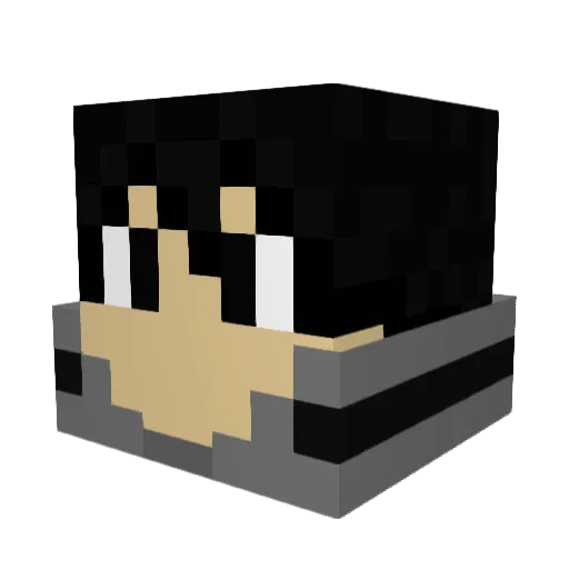 GDSlayer7 Minecraft avatar head, 3D render