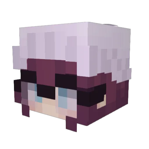 GDUnderminer Minecraft avatar head, 3D render
