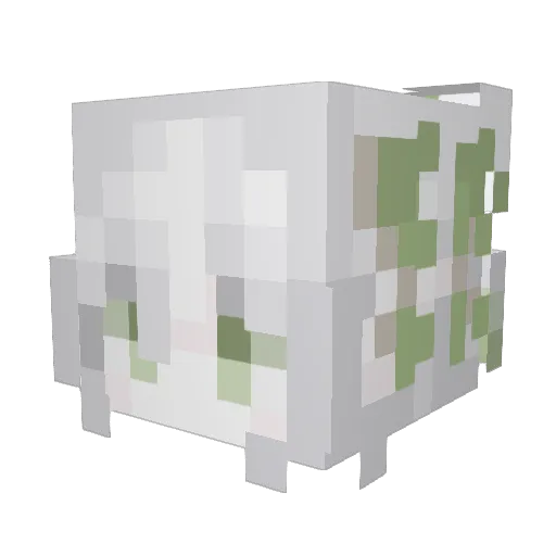 GDX12134 Minecraft avatar head, 3D render