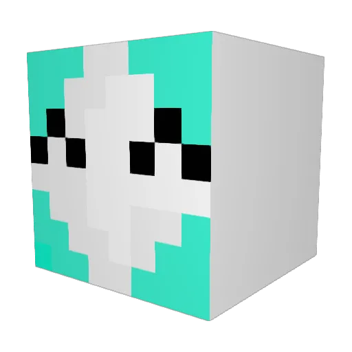 GDhoyeon Minecraft avatar head, 3D render